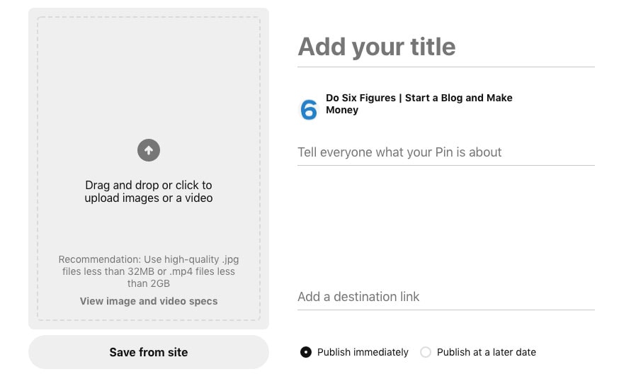 add-to-pinterest How to add a pin to Pinterest